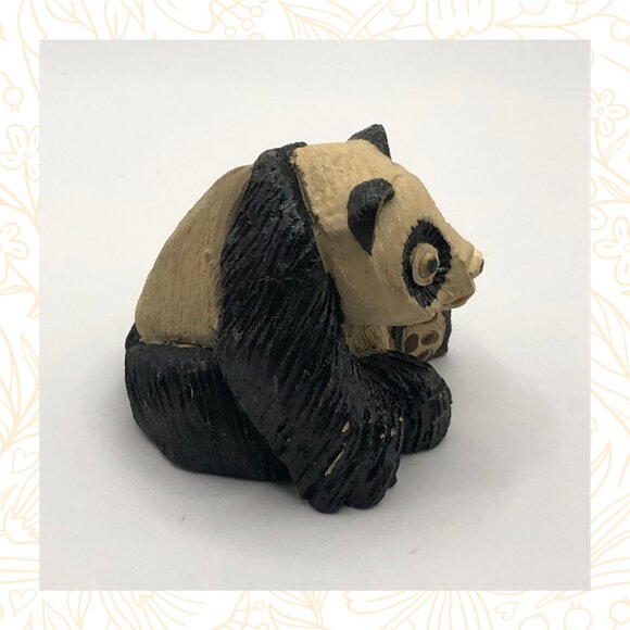 Vintage Artesania Rinconada Panda Figurine - Uruguay Animal - Picture 4 of 6